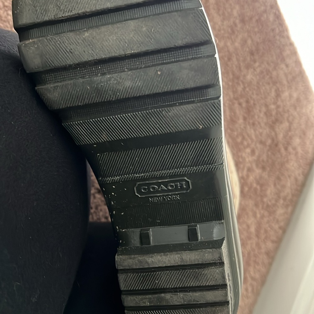 COACH rain boots, size 7 LOGO - Picture 3 of 5